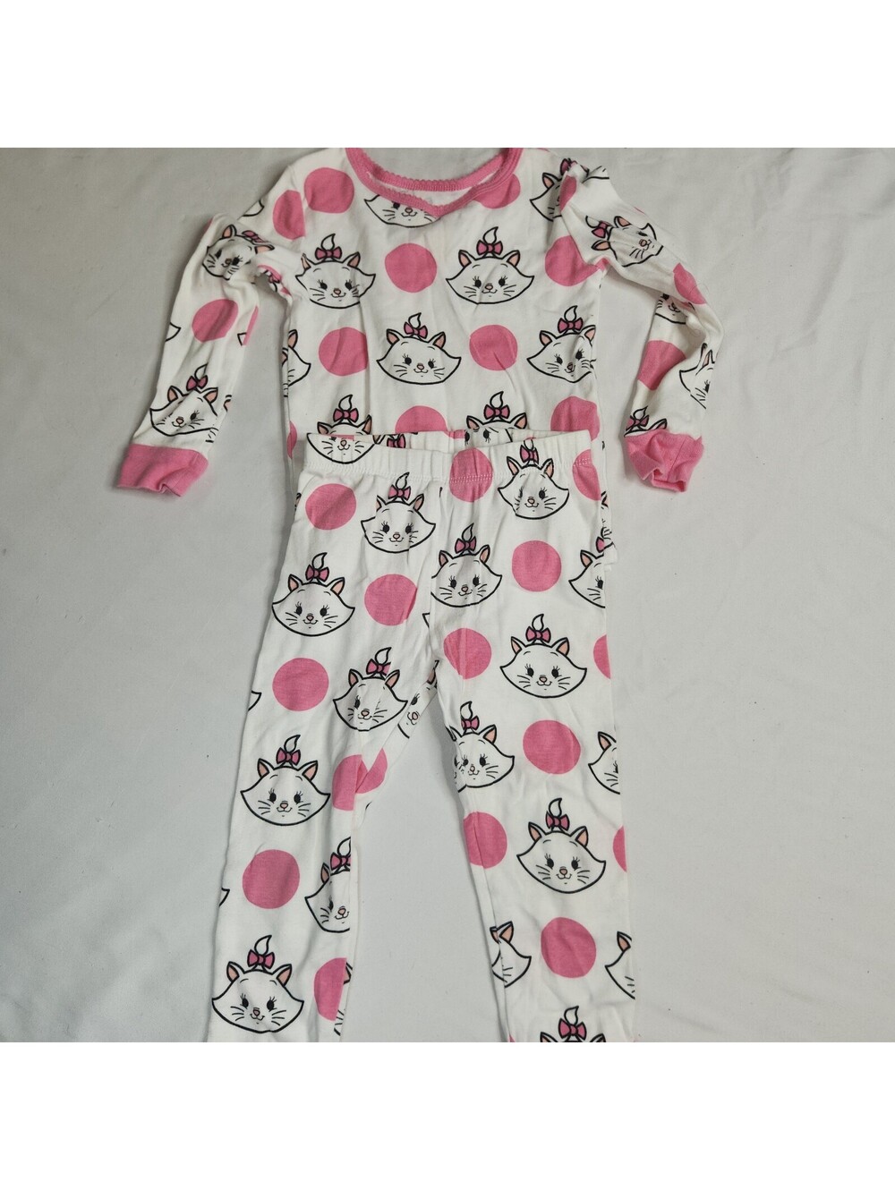 Disney Marie cat girls footed pajama sleeper